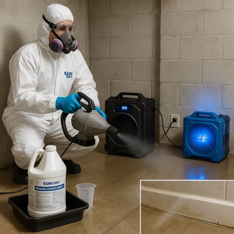 Sanitization and Odor Removal process in Orange County, VT
