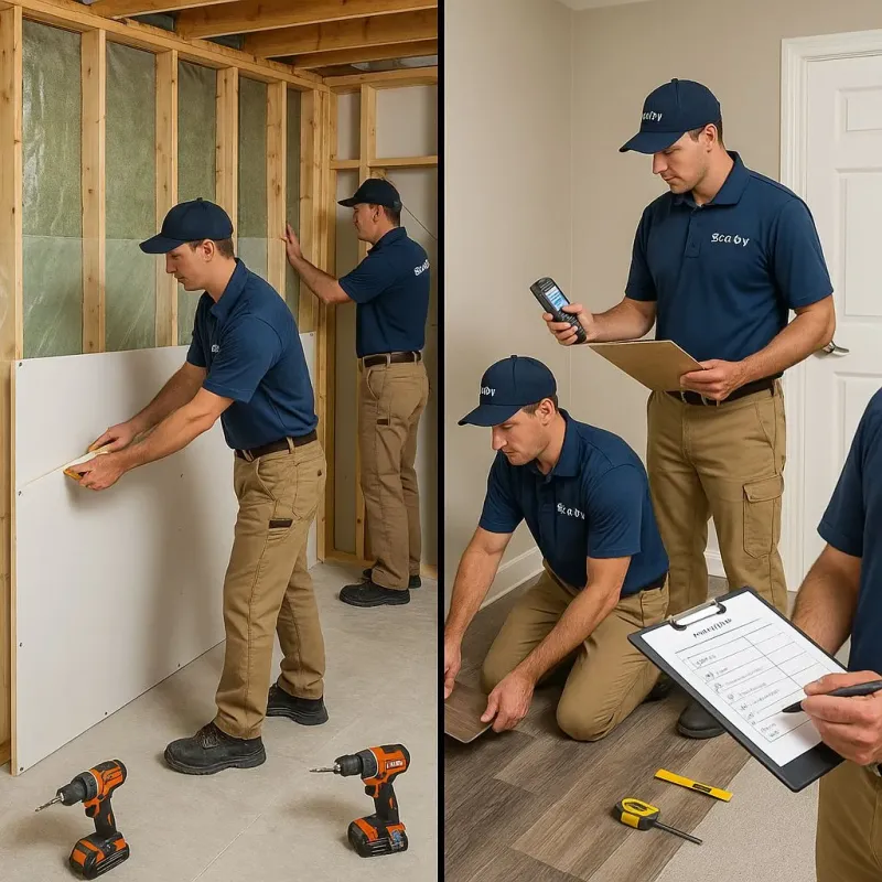 Repairs and Reconstruction process in Orange County, VT